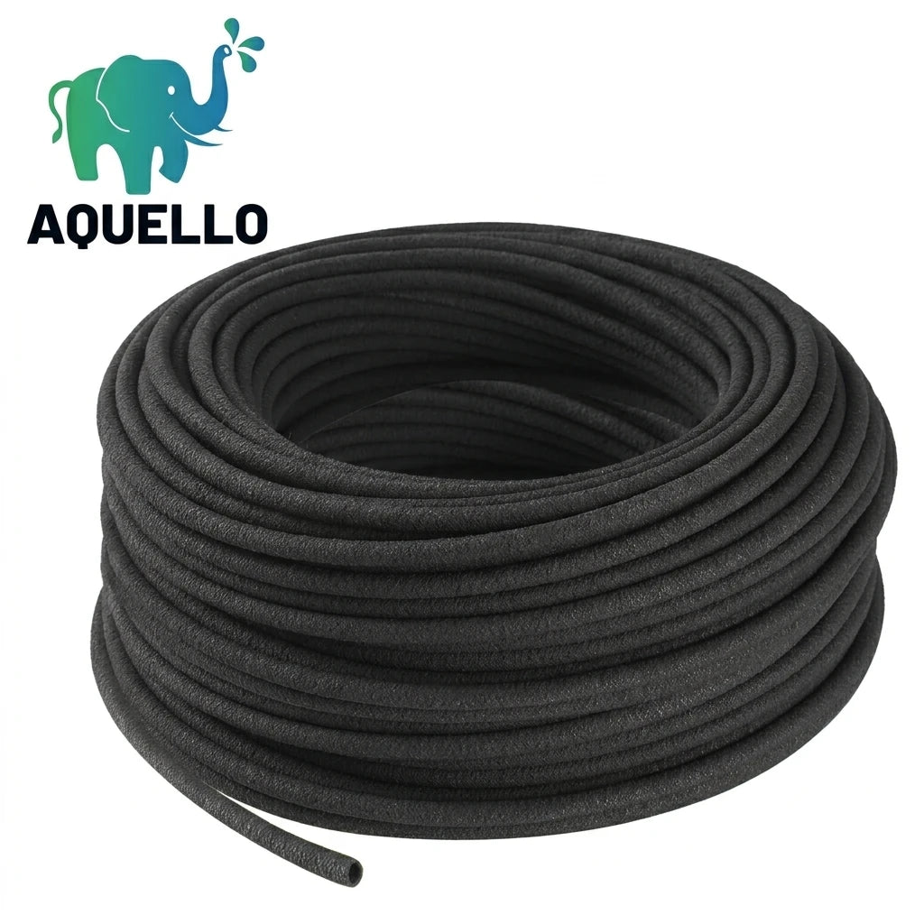 Factory Direct Sale Oxidation Resistance Round Soaker Hose 50FT 75FT 100FT Recycled Rubber Drip Irrigation Tape