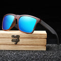 New Multi-layer Wooden Hand-made Sunglasses Classic Box Sunglasses Men's and Women's Polarized Sunglasses