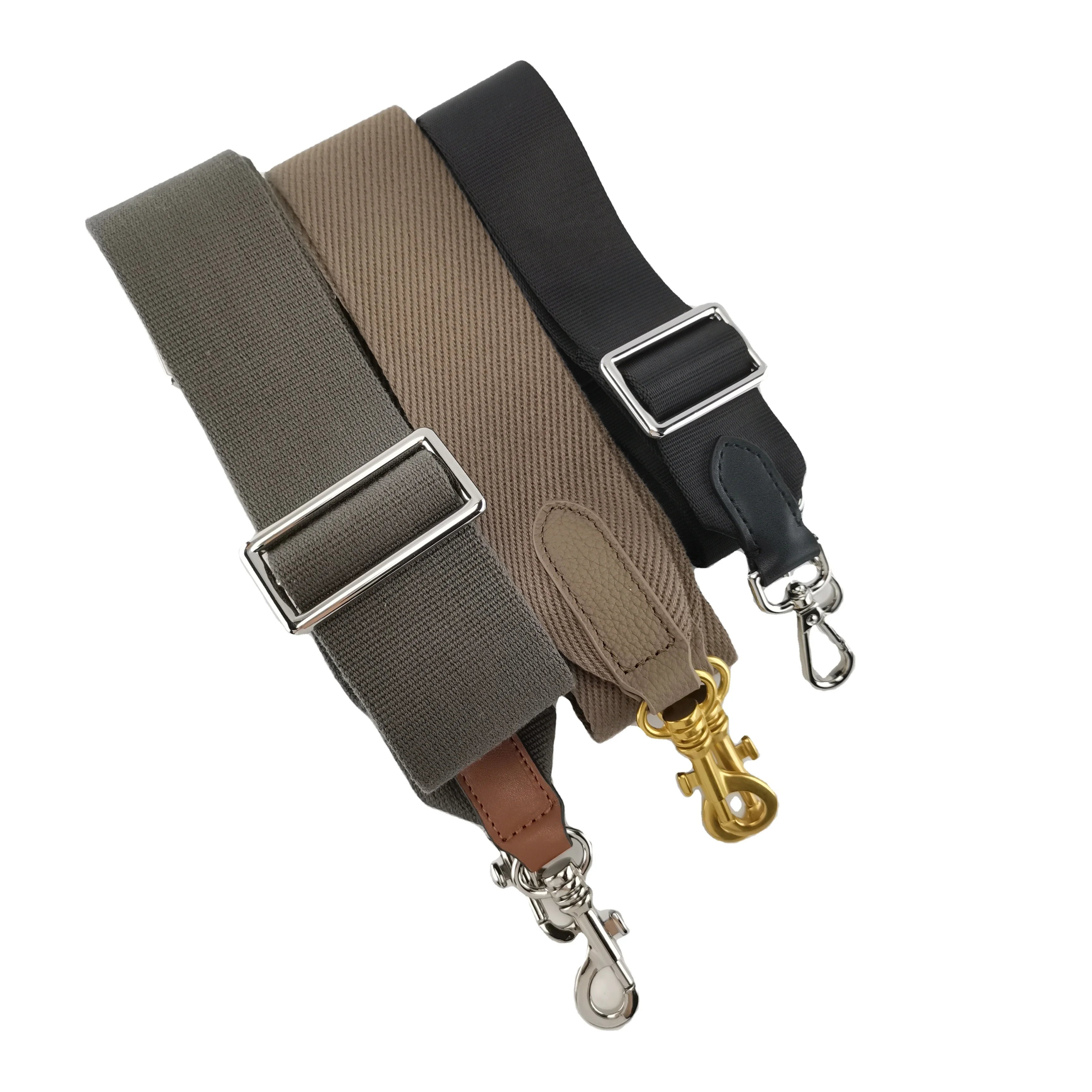 Leather Buckle Guitar Strap With Cotton Webbing for Replacement Strap Nylon Ribbon for Ukulele