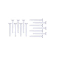 1000pcs/lot Hypoallergenic Simple Plastic Earrings Clear Ear Pins Needle and Resin Earring Backs DIY Ear Accessories