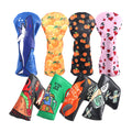 In Stock PU Leather Golf Cover for Putter Woods Driver Retail Bulk Golf Head Covers Plain Custom Club Covers Golf Headcovers