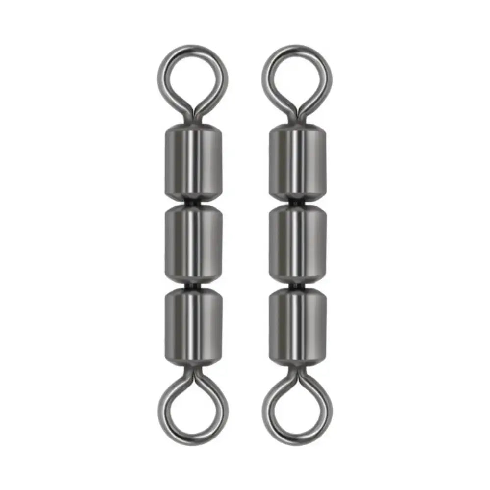 Stainless Steel Trout Saltwater High Speed Treble Rolling Fishing Swivel Sea Fishing Connector Swivel