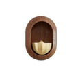 Suction Door Type Wind Chime Brass Black Walnut Doorbell Hanging Open Door Prompt Magnetic Bell Gift