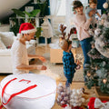 Christmas Wreath Storage Bag With Handles Constructed of Durable 600D Oxford Polyester Big Storage Bag for Xmas Holiday