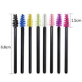 50Pcs Disposable Micro Brushes Mascara Wands Eyelash Extension Cleaning Makeup Tools Applicator Spoolers Lash Eyebrow Brush