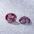 Alexandrite Color Oval Shape Lab Grown Gemstone Loose Sapphire Gemstone for Jewelry