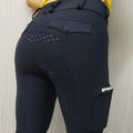 Black Femme Dropship Equestrian Legging Equitation Pocket Riding Gear Horseback Riding Pants Horse Breeches Equestrian Clothing