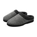 Custom Fashion Felt Anti Slip Rubber Sole Memory Foam Winter Warm Men Indoor House Slippers