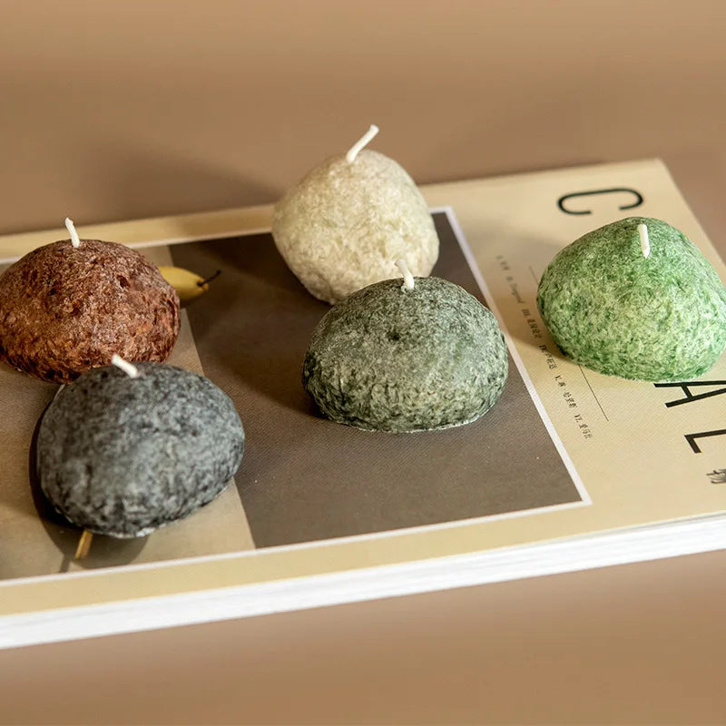 Cute Mini Creative Meteorite Art Mixed Soy Wax Scented Candles for Gift