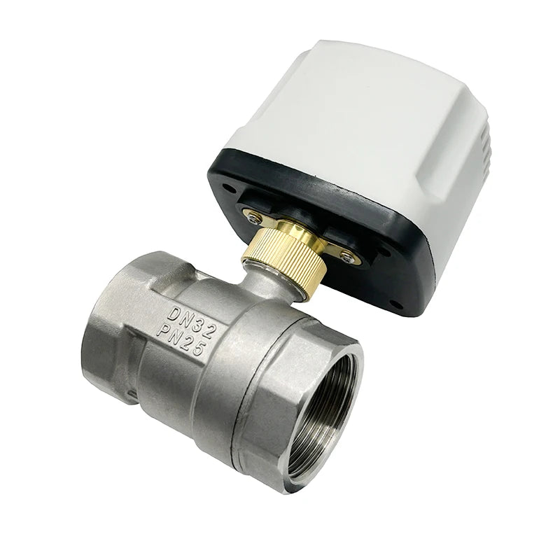 1/2inch to 2inch Stainless Steel Motorized Ball Valve 2-Way 220V 12V 24V 3-Wire 1-Control Actuator for Water for Electric