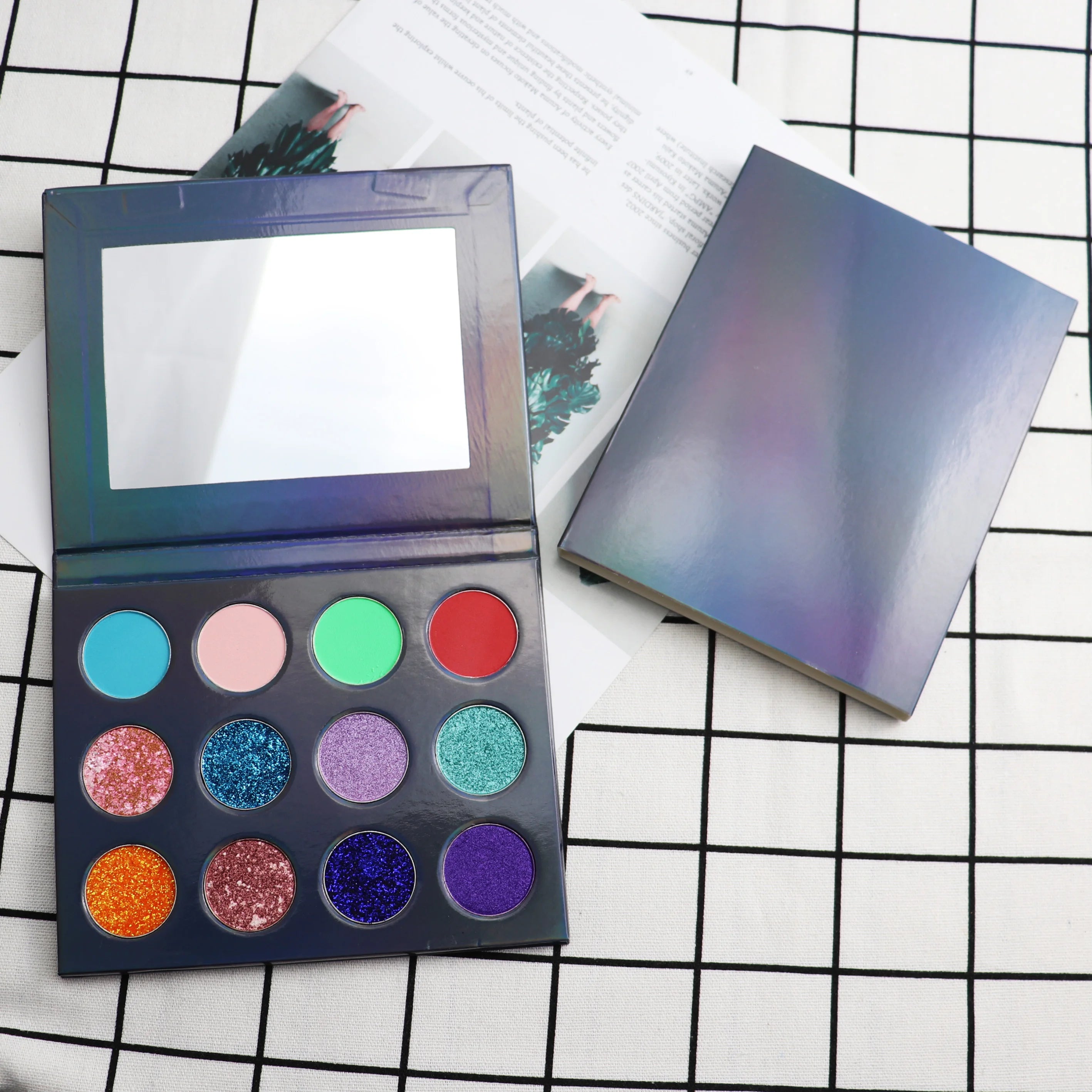 Custom Makeup Cardboard Eyeshadow Palette Wholesale Pick Your Own Colors Eyeshadow Private Label