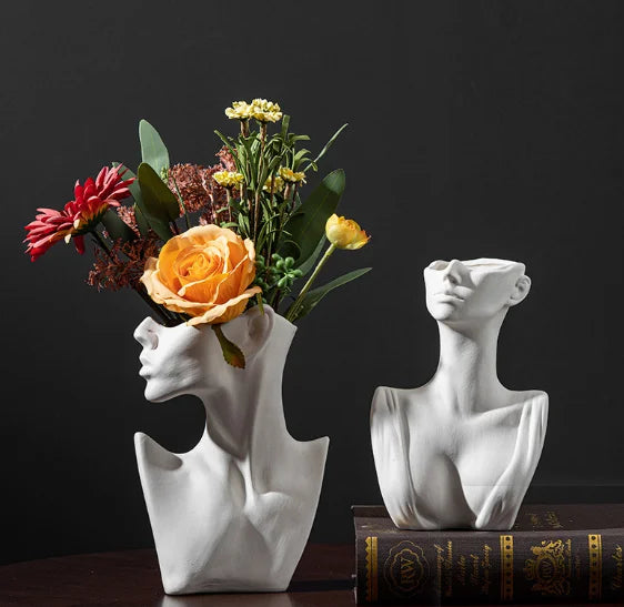 Home Art Decoration vase two sets of White Fashion Trends Foreign Trade specializes in Arts and Crafts furnishings