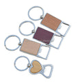 Wholesale Custom Souvenir Metal and Wood Bottle Opener Keychain