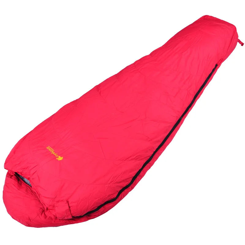 2025 CHANODUG Ultra Thick Lightweight Warm and Comfortable Down Cold Weather Envelope Outdoor Mummy Sleeping Bag