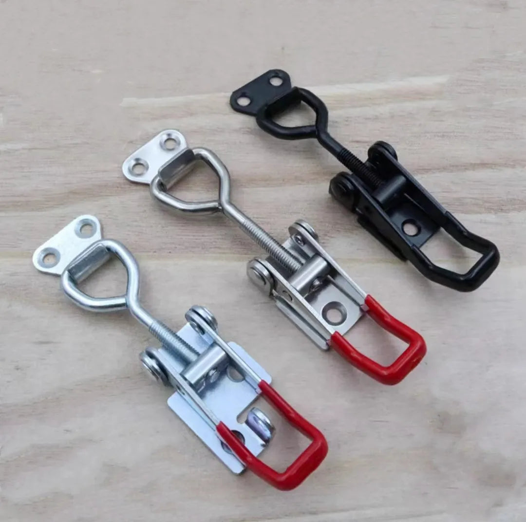 Zinc & Iron Parts Cabinet Galvanized Toggle Latch Flight Case Suitcase Lock Hand Tool Toggle Clamp for Tool Storage