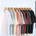 Light Weight 200gsm Unisex 100% Cotton T-shirt Blank Short Sleeve Blank Solid Color Casual Tshirt