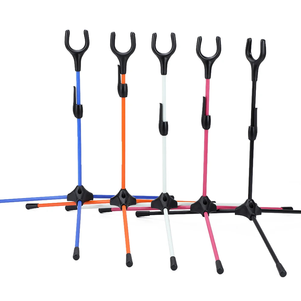 Archery Bow Stand Recurve Bows Holder Assemble Hanger Recurve Bow Stander for Hunting Outdoor Sports