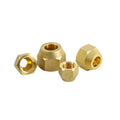 Custom CNC Lathe Machining Turning Threaded Brass Insert Nuts