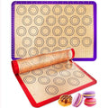 BPA Free Silicone Baking Mat Heat Resistant Cookie Mats Non-Stick Macaron Liner Sheets Food Grade Silicone Pastry Mat