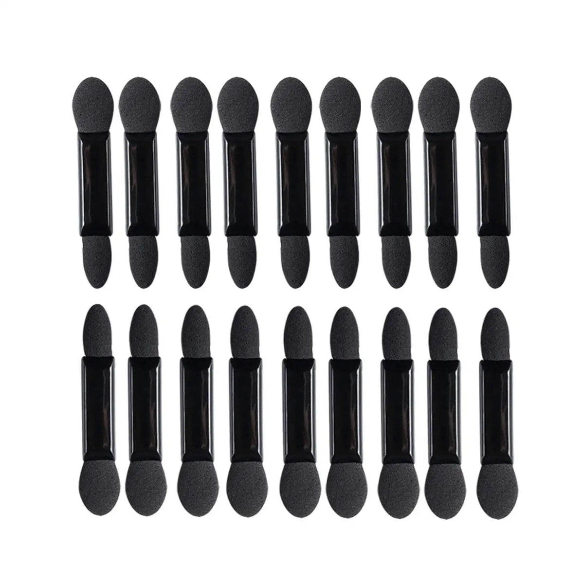 Disposable Eyeshadow Brushes Double Sided Eye Shadow Applicator Cosmetic Powder Brush Pro Sponge Stick Women Makeup Tools Black MegaBDM