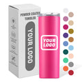 Customized logo Colorful 20oz Tumbler 304 Stainless Steel Double Wall Insulated Vacuum Tumbler with Straw and Lid