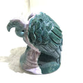Wholesale Hand Carved Vulture Natural Gemstones Healing Quartz Carving Crystal Ocean Jasper Bird Figurines