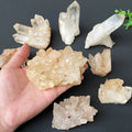 Natural Stone Specimen Crystal Healing Clear Quartz Reiki Crystal Cluster for Healing Decoration