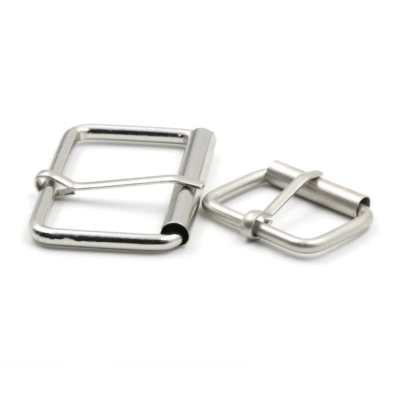 15/20/25/30/35/40/45/50 mm Metal Belt With Pin Buckle Rivet Adjustable Buckles Can Moved Luggage Hardware Leather Rivets