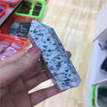 Wholesale Natural Kiwi Jasper Quartz Healing Stone Tower Feng Shui Crystal Craft Decorative Healing Point