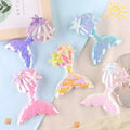 Higher Quality Sew on Sequin Starfish Pattern Mermaid Tail Patches for Diy Hair Clip or Garment