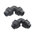 1/2 3/4 Inch Lock Nut Pipe Joint 90 Degrees Bend Garden Irrigation Hose Connectors Pipe Fittings MegaBDM