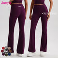 Janya Custom Label Dance Activewear Gym Wear Fitness Sports Butt Lift Pants Quick Dry High Waist Flare Yoga Leggings for Woman