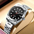 LIGE LG89127 Watch  Factory  Classic Quartz Watches Men Brand Business 50M Diving  Date Wristwatch Reloj Hombre New Gift Oem