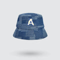 Spring Summer Wide Brim Jean Denim Fisherman Bucket Hats Sunscreen Hat With Custom Logo