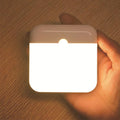 USB Rechargeable Battery Lamp Mini Motion Sensor Night Light LED Stick-on Closet Lights