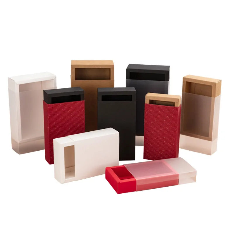 Multiple Sizes Custom Gift Drawer Box Socks and Underwear Packing Sliding Boxes