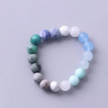Universe Premium Space Planets Solar System Natural Elastic Stone  Beads Bracelet Bangle for Women Men Gift Chakra Yoga Jewelry