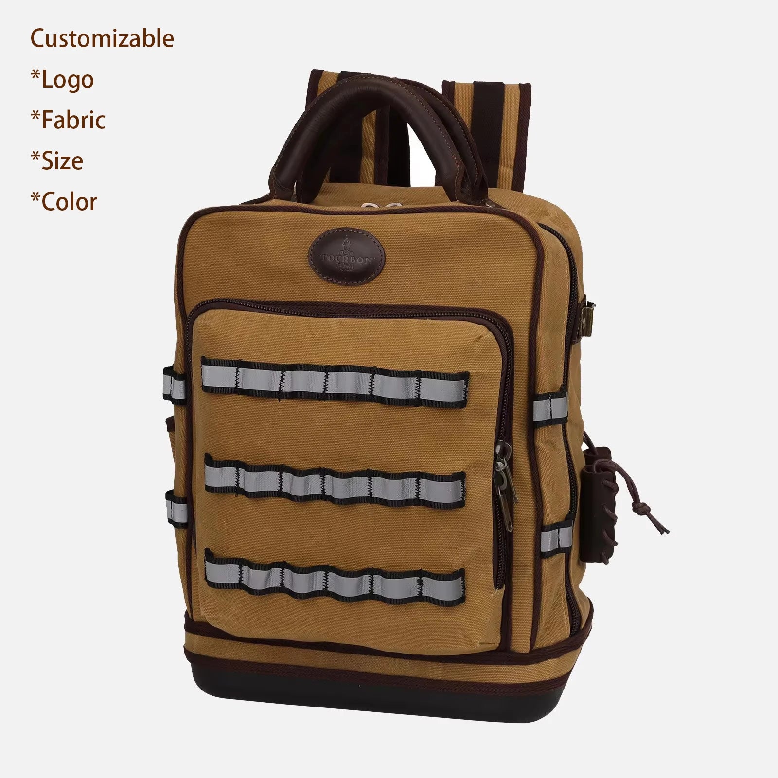 Heavy Duty Tool Backpack Durable Power Tool Organizer Electrician Tool Bag