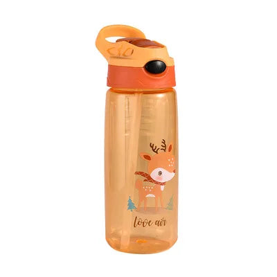 Kids Water Bottle Hiking Water Shaker Bottle Safety Plastic Beverage Cup Wholesale Custom Plastic Vacuum Seal Water Bottles