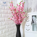 Wholesale Artificial Flower Peach Branch Rrattan Cherry Blossom Home Floor Flower Ornament Dried Flower
