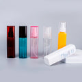 80ml Square PET Plastic Cosmetic Packaging Customized Color Mix Colorful Perfume Skin Care Serum Lotion Spray Pump Bottles Big