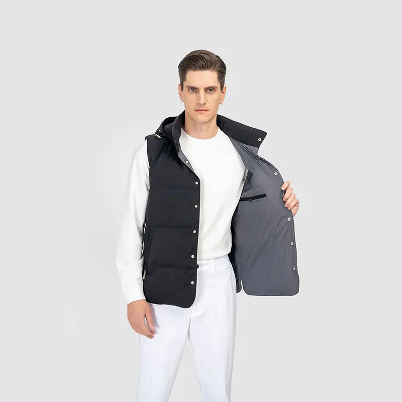MTM Custom Men's Lightweight Puffer Jacket Casual Versatile Outerwear Waterproof Breathable Anti-Shrink Features Dyed Processed