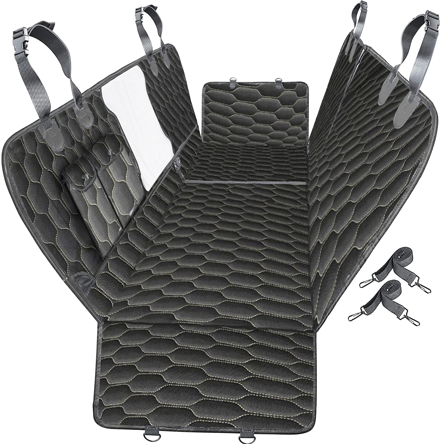 Waterproof 4 in 1 Scratch Proof Nonslip Dog Car Hammock for All Cars  Dog Car Seat Cover for Back Seat
