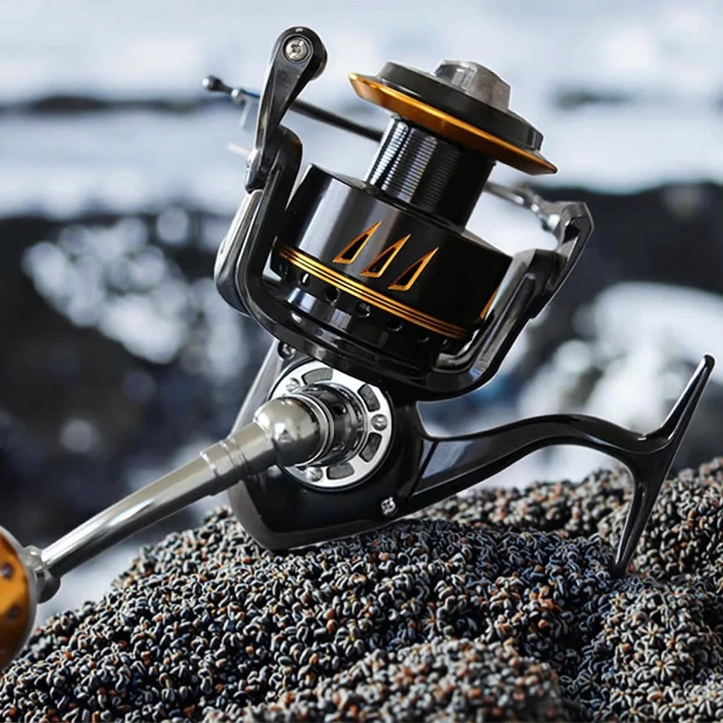 Histar Heavyweight Sea Fishing Wheel EB7000 Stainless Steel Drive Gears Metal Body Heavy Duty Full Metal Jigging Reel