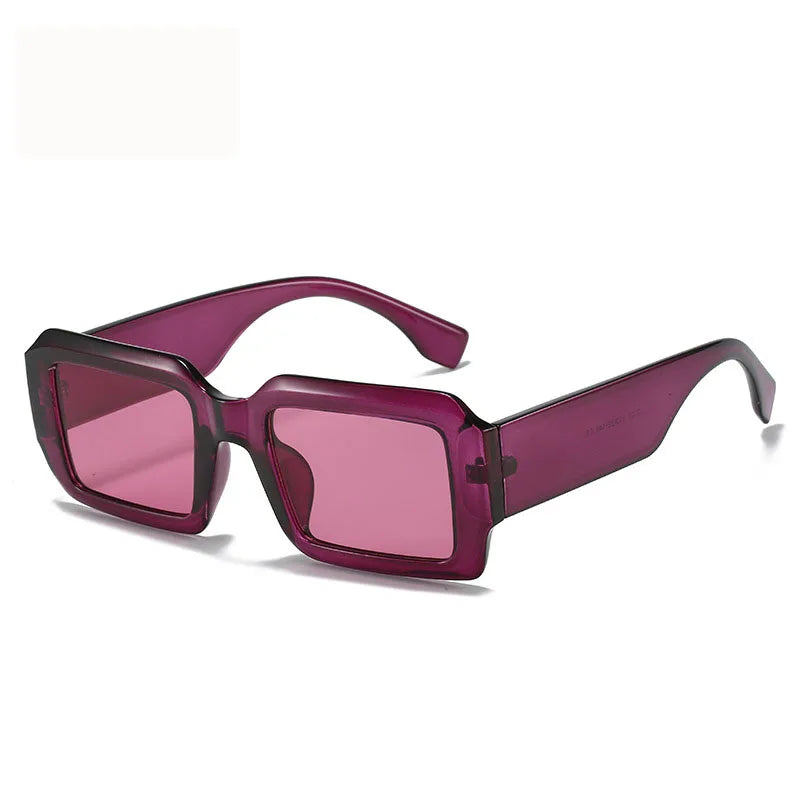 Trending Square Men Women Vintage Frame Shades Retro Small Hot Selling Price Purple Wholesale Designer Sunglasses