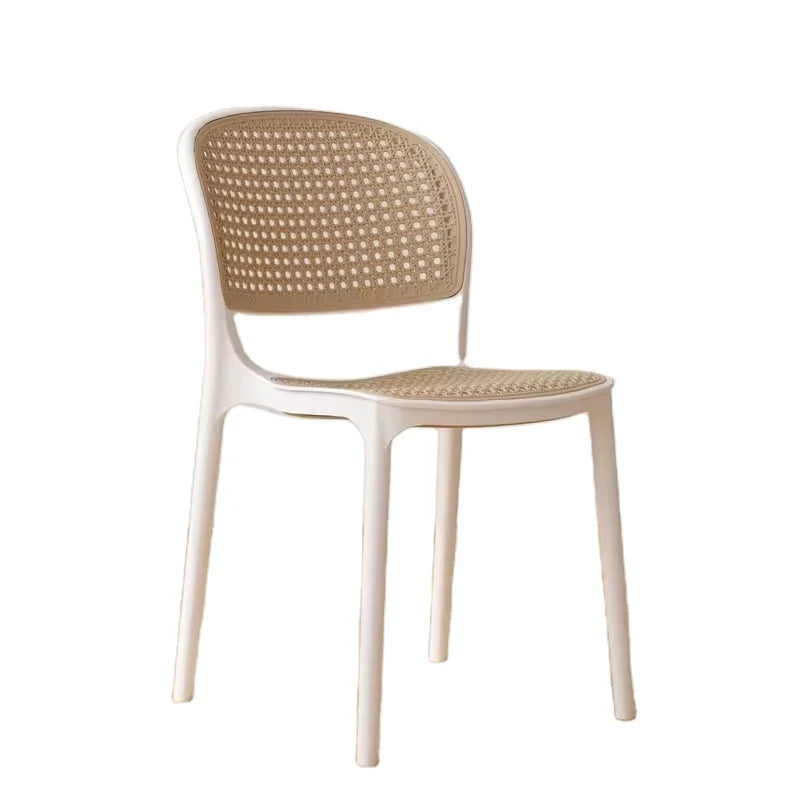 Modern Nordic Design Stackable PP Plastic Dining Chairs for Hotel Restaurant Outdoor Home Furniture & School Use-Durable