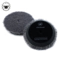 3\" 80mm Backer Swirl Fast Removed Heavy Cutting Grey Wool Buff Pad Polishing Disc Wool Pad Car Detailing Customized OEM Support