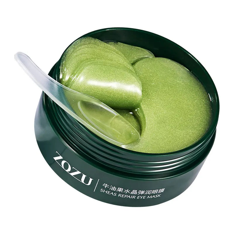 ZOZU Collagen Avocado Extract Eye Treatment Mask Anti-puffiness Dark Circles Crystal Eye Mask
