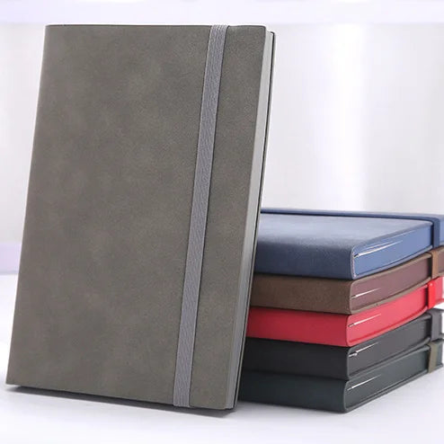 A5 B5 A6 Softcover Journal Wholesale PU Leather Line Notebook for Students Custom Printing Bulk Order Recycled Paper