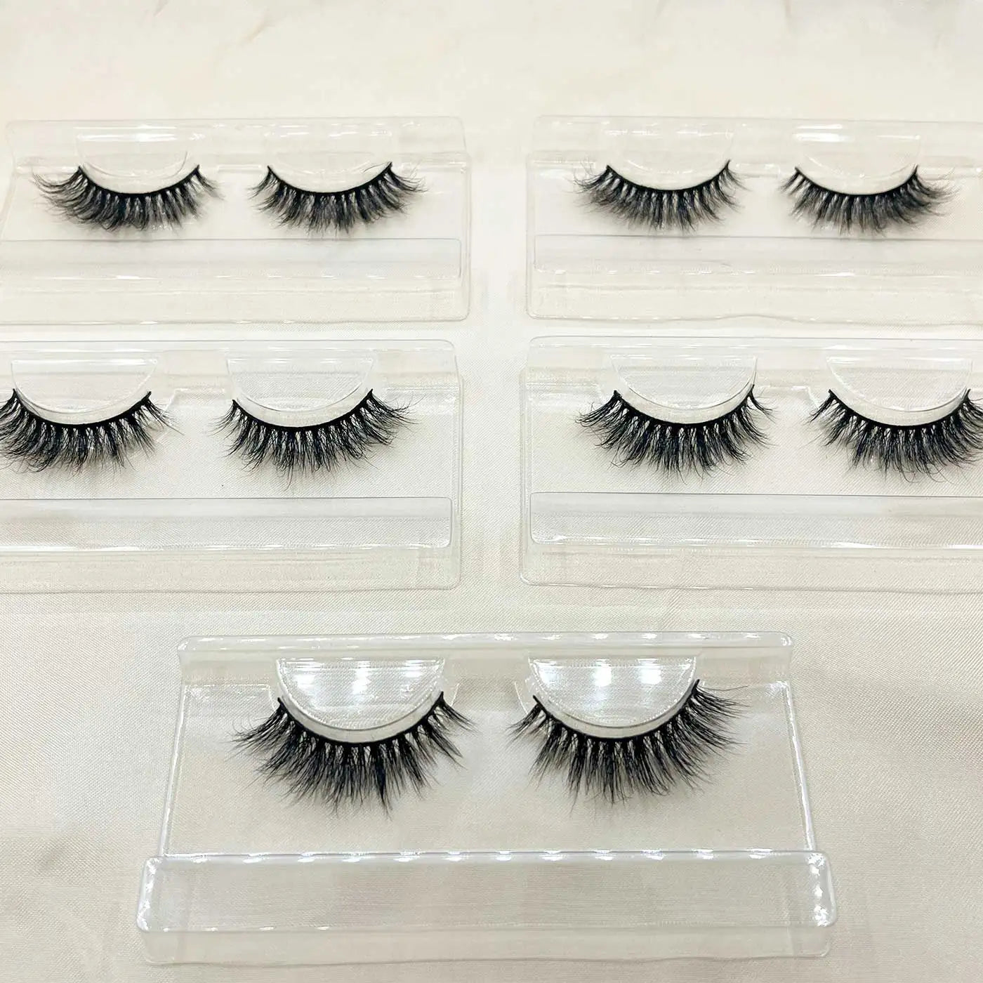 Black Band Lash Corner Half Short Eyelashes 3d Lashes With Custom Eyelash Packaging Box Half Eyelashes